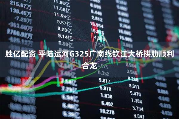 胜亿配资 平陆运河G325广南线钦江大桥拱肋顺利合龙
