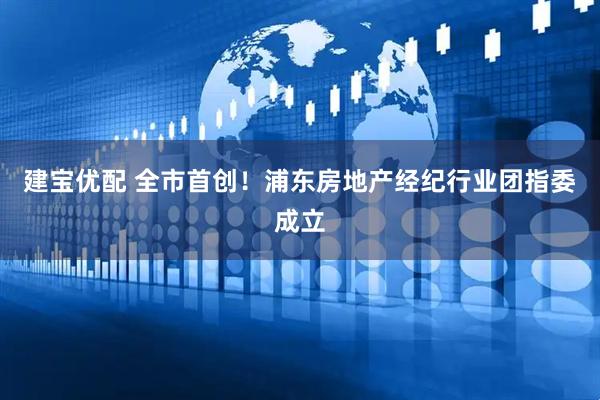 建宝优配 全市首创！浦东房地产经纪行业团指委成立