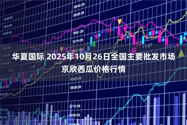 华夏国际 2025年10月26日全国主要批发市场京欣西瓜价格行情