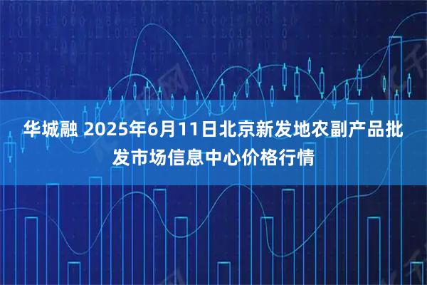华城融 2025年6月11日北京新发地农副产品批发市场信息中心价格行情