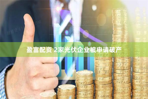 盈富配资 2家光伏企业被申请破产